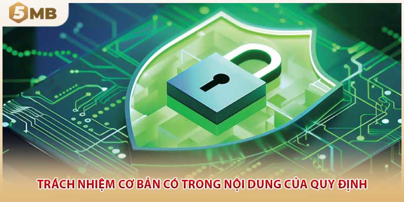 Trách nhiệm cơ bản có trong nội dung của quy định
